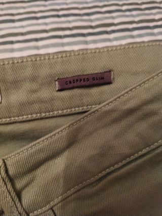 Pantalón Salsa Push Up Verde Oliva