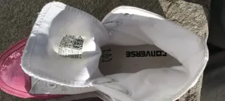 Converse All Star Tg 36 Rosa Bianco