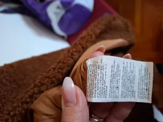 Cappotto Teddy donna marrone