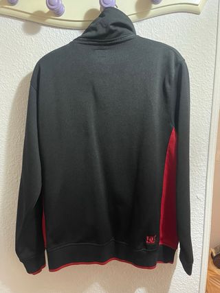 Sudadera DC Hombre Talla M Negra y Roja