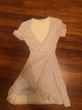 Vestido morado floral