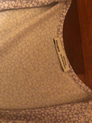 Vestido morado floral