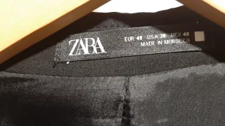 Traje negro chico  Zara Talla M