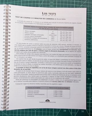 Cuaderno del Entrenador de Fútbol y Ejer. Físicos.