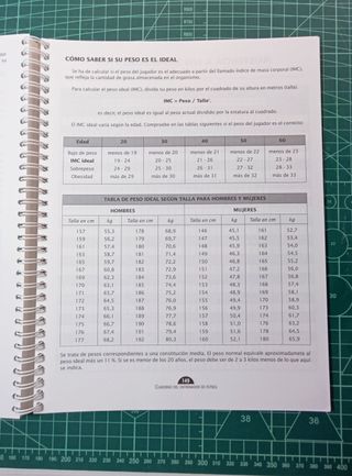 Cuaderno del Entrenador de Fútbol y Ejer. Físicos.