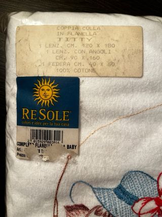 Completo letto bimbo Re sole 120x180