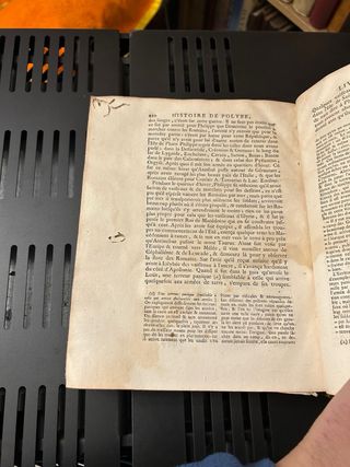 libri antichi:Storia di Polibio 1727-30