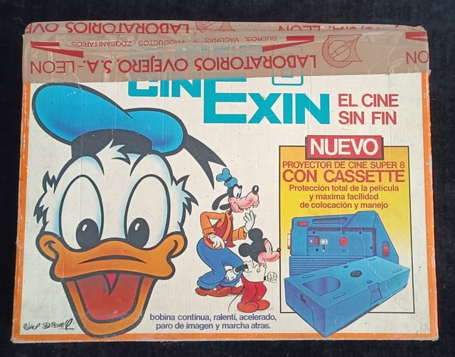 PROYECTOR SUPER 8 CINEXIN REF. 0801 + 3 CASSETES