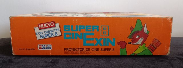 PROYECTOR SUPER 8 CINEXIN REF. 0801 + 3 CASSETES