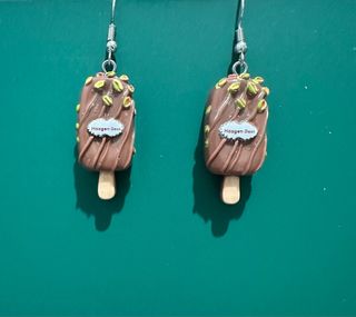 Pendientes Haagen-Dazs Chocolate y Pistacho