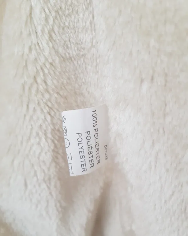 Chaqueta acolchada mujer beige