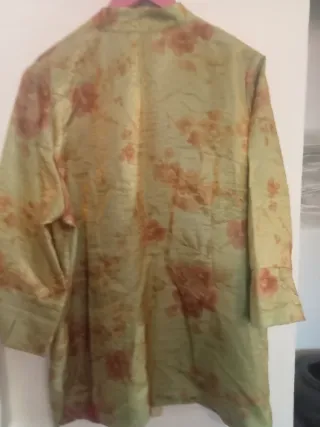 Chaqueta Cristina García verde manga 3/4 talla 54