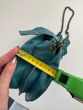 Bolso Desigual Azul Turquesa con Abalorios