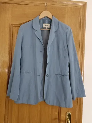 Chaqueta MNG azul