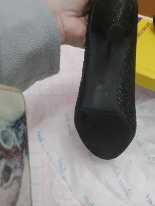 Zapatos de fiesta negros T38