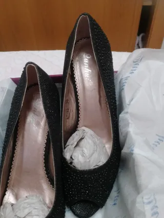 Zapatos de fiesta negros T38