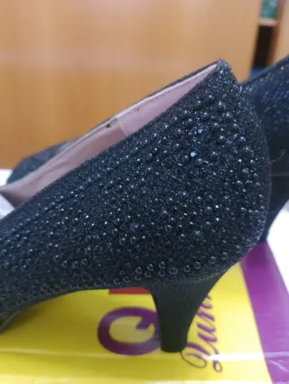 Zapatos de fiesta negros T38