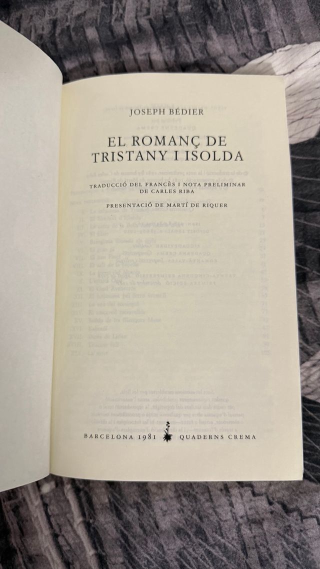 El romanç de Tristany i Isolda