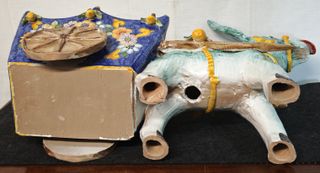 Enorme asino in ceramica vietrese Anni ‘60