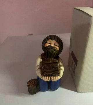 Pastore Boscaiolo Thun presepe giubileo blu