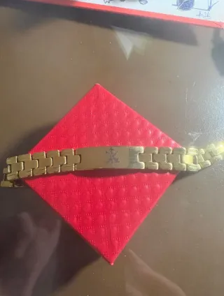 Esclava bañada en oro 18k