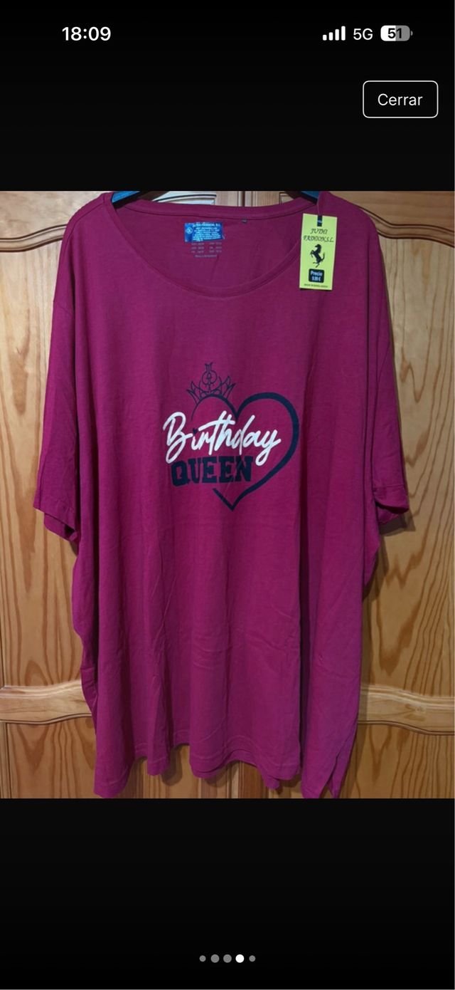 Pack 4 Camisetas Tallas Grandes