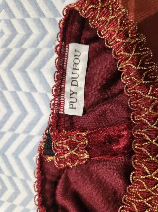 Disfraz Dama Medieval Terciopelo y corona de flore