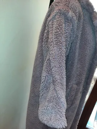 Cappotto Teddy Lilla Lungo