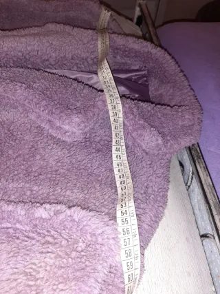 Cappotto Teddy Lilla Lungo