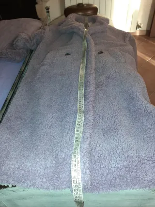 Cappotto Teddy Lilla Lungo