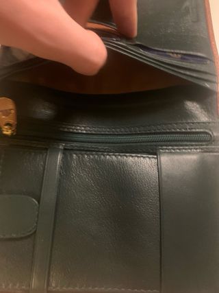 Cartera Maurice Lacroix Marrón y Dorada