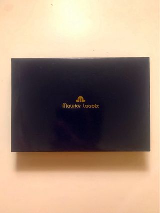 Cartera Maurice Lacroix Marrón y Dorada