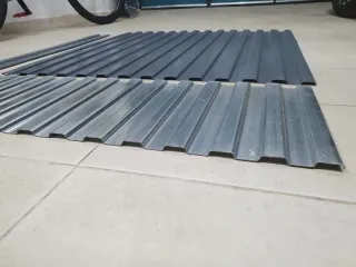 Chapas metálicas onduladas