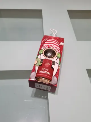 Infuso Natalizio con filtro per tisana in metallo