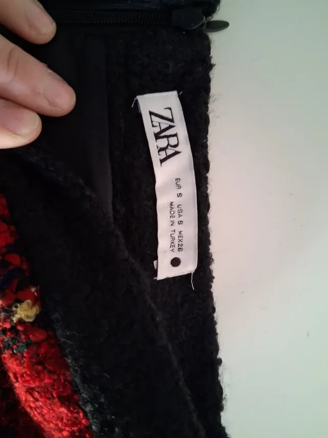 Falda de invierno a cuadros