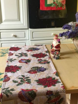 Runner Tavolo 33x182 + Tovagliolo natalizio nuovo