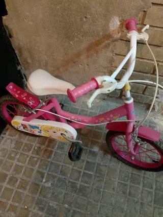 Bicicleta infantil rosa