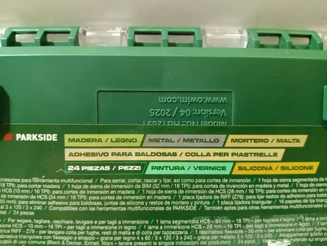 24 Accesorios Multiherramienta PARKSIDE