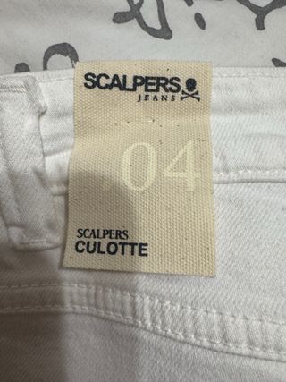 Pantalón cargo blanco Scalpers sin estrenar