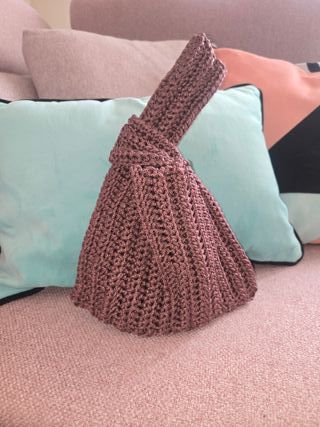 Bolso nudo japonés tejido a mano