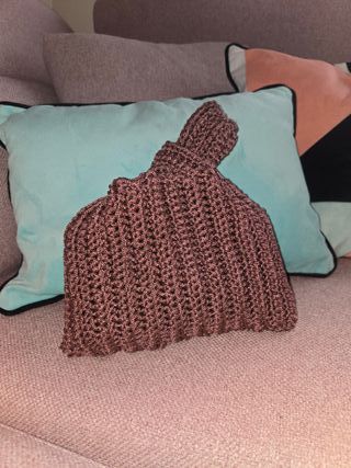 Bolso nudo japonés tejido a mano