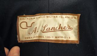 Capa Española Clásica Vintage Sastrería A Sánchez