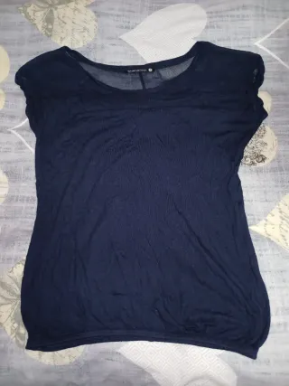 Camiseta manga corta azul