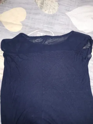 Camiseta manga corta azul