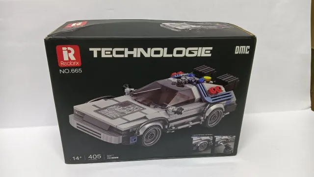 Delorean Ritorno al Futuro compatibile Lego