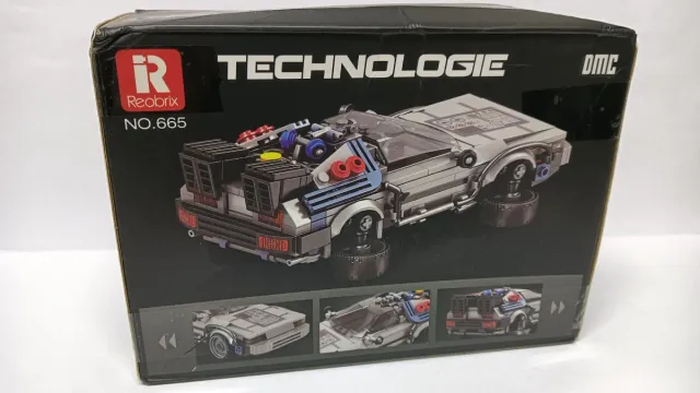 Delorean Ritorno al Futuro compatibile Lego