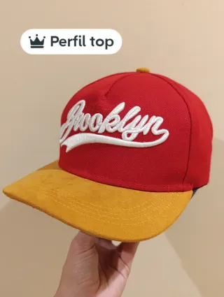 Gorra visera plana Brooklyn Roja