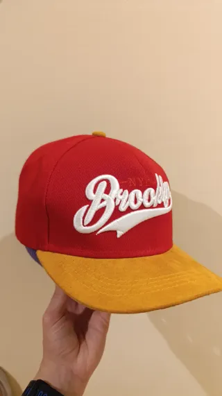 Gorra visera plana Brooklyn Roja