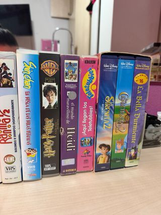 Lote 15 Cintas VHS Películas Infantiles