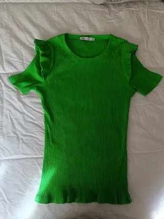 Jersey Zara Verde Talla M